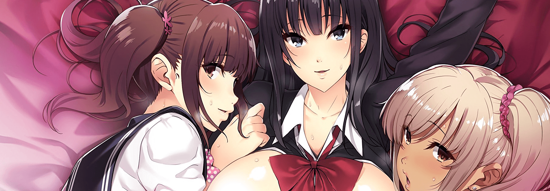 Banner for Big Breasted JK Eagerly Slurps Ojisan's C*ck